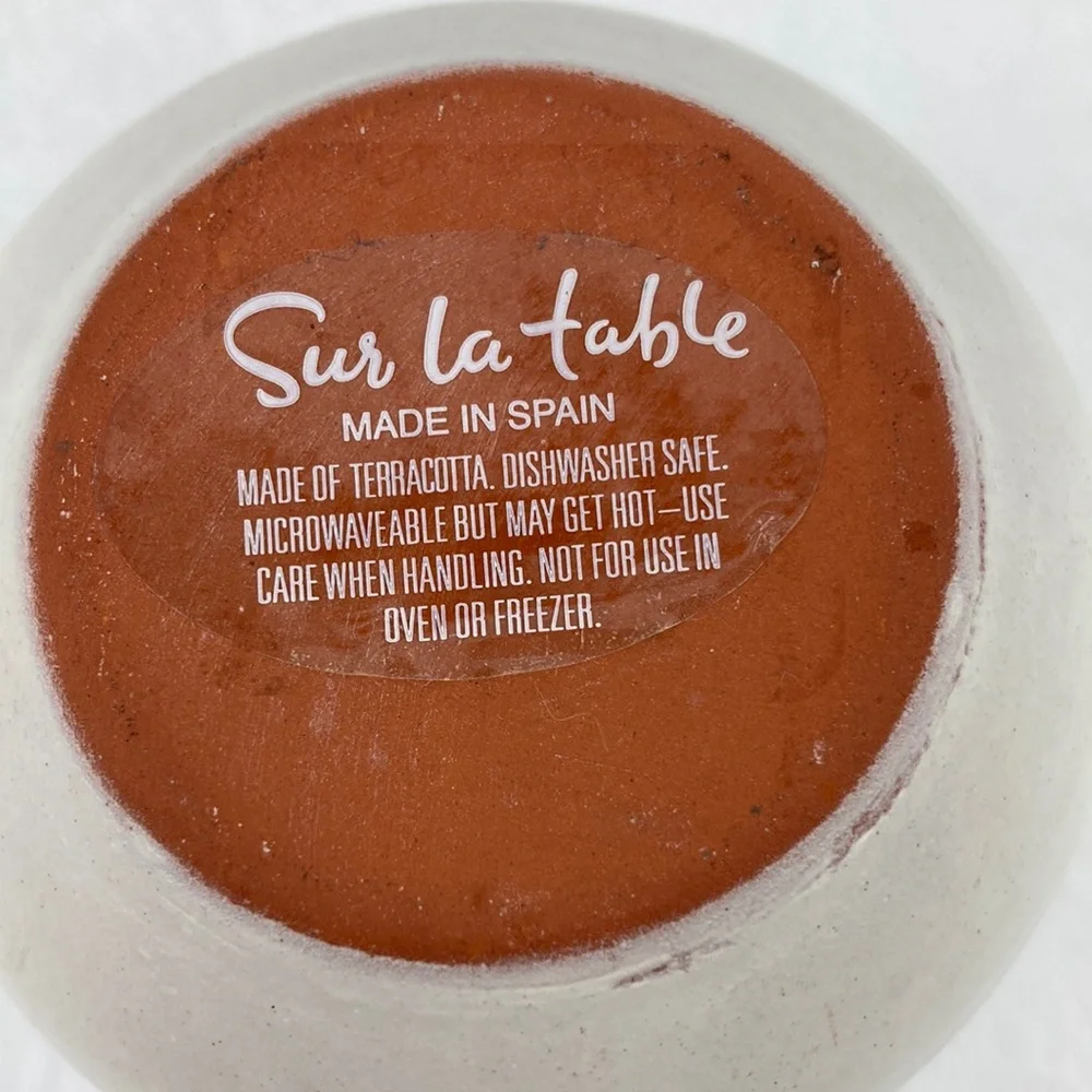 Sur la Table Petite Glazed Terracotta Jar with Spout 8 oz.